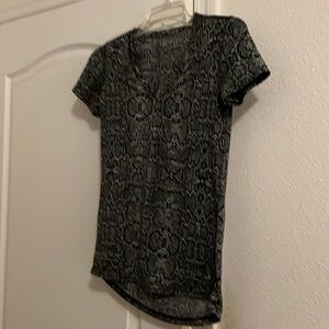 No Name Tag, Animal Print in Grey & Black